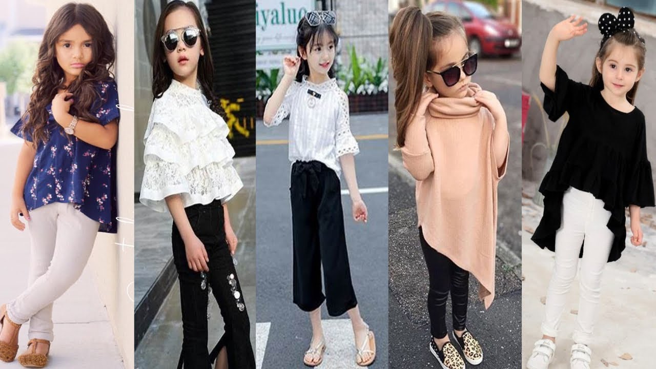 Stylish Pant & Shirts Designs Ideas For Kids Baby Girls 2022 | THE FASHION WORLD