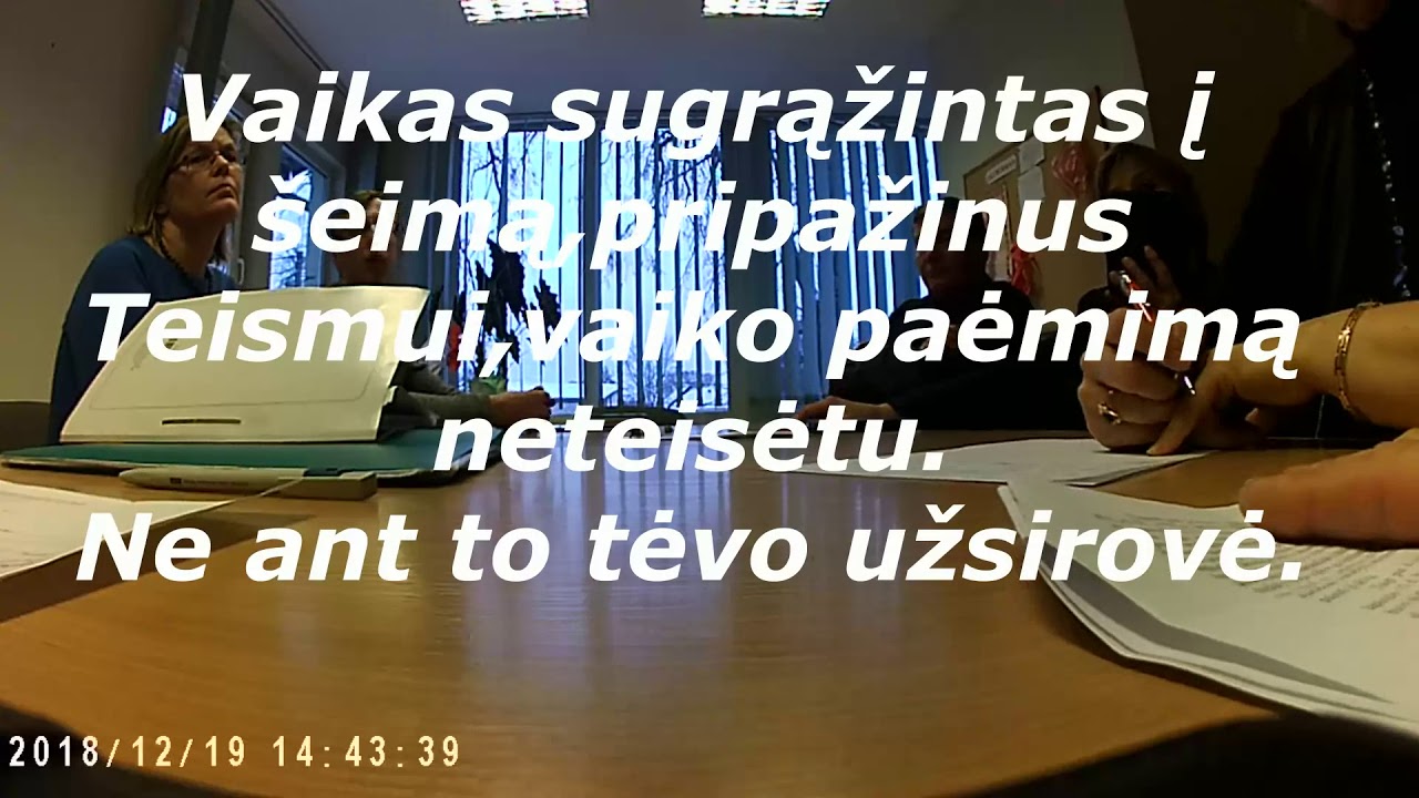 Utenos vaiko teisių apgailėtino darbo pavizdys.Atvėjo vadybos posedis......Vaikas grąžintas į &scaron;eimą.