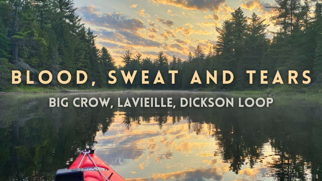 Big Crow, Lavieille, Dickson Loop Solo Canoe Trip in Algonquin Park 4K
