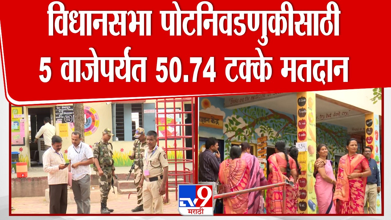 Rahuri Bypoll Elections | विधानसभा पोटनिवडणुकीसाठी 5 वाजेपर्यंत 50.74 टक्के मतदान
