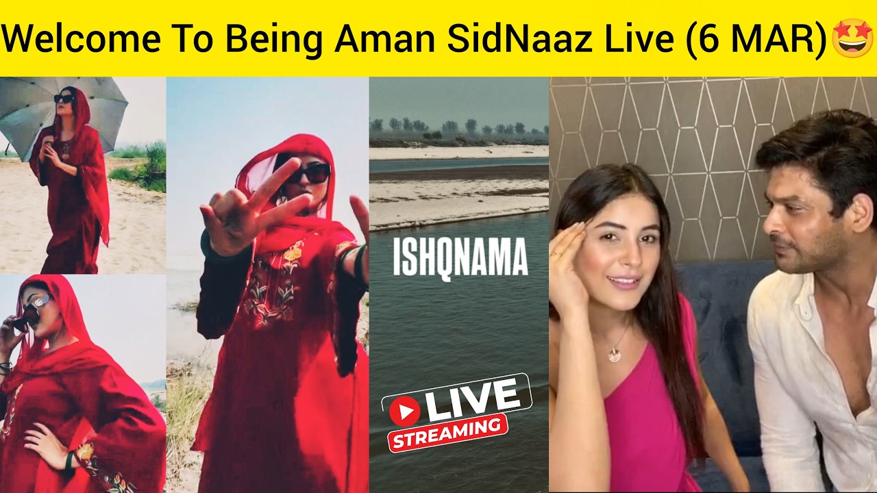 [6 MAR] Shehnaaz Gill IshqNama CLIMAX Shooting 🎥⛵😍 Being Aman SidNaaz Fans Live🌈