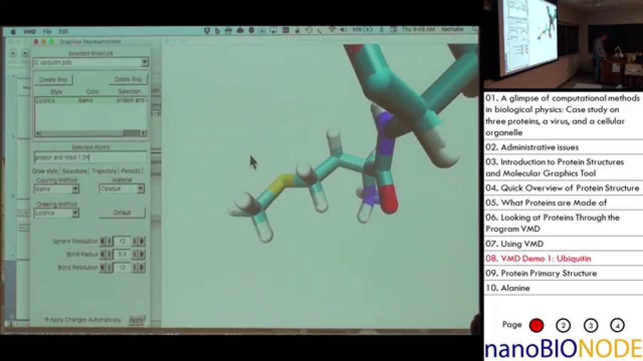 Biophysics 401 Lecture 10: A Glimpse of Computational Methods in Biological Physics