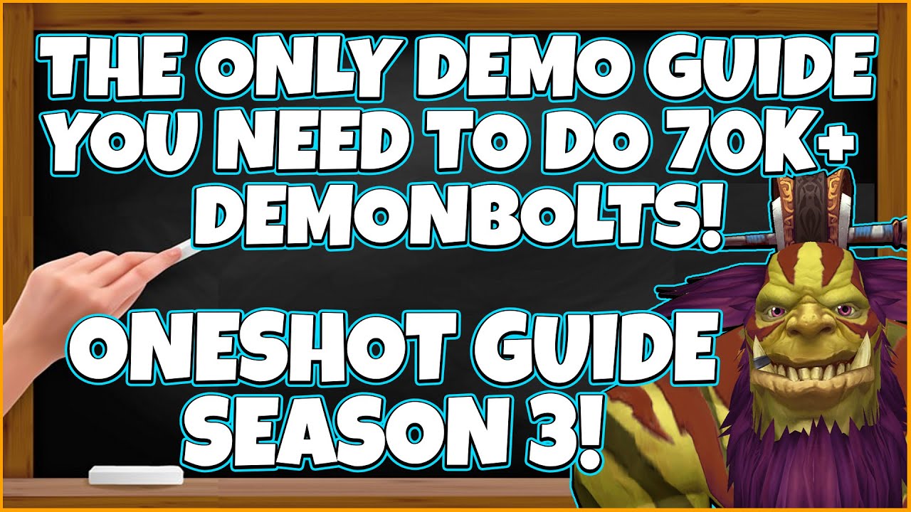 70K DEMONBOLT GUIDE! ONESHOT EVERY CLASS! THE ONLY DEMONOLOGY WARLOCK GUIDE YOU NEED TO WATCH!