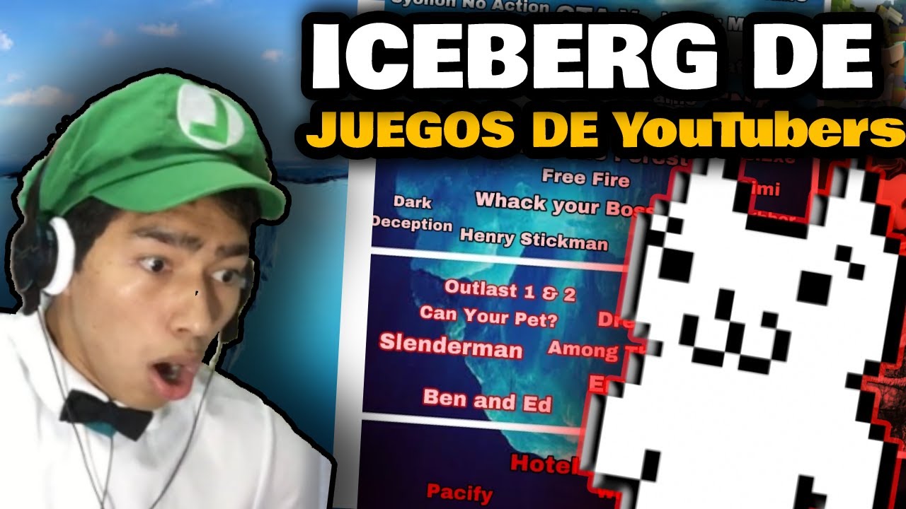🧊ICEBERG DE jUEGOS DE YOUTUBERS (PARTE 1)