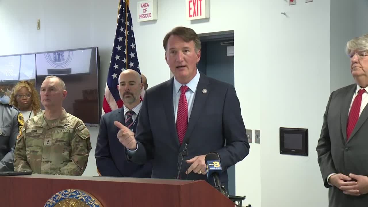Virginia Gov. Glenn Youngkin addresses Richmond Water Crisis