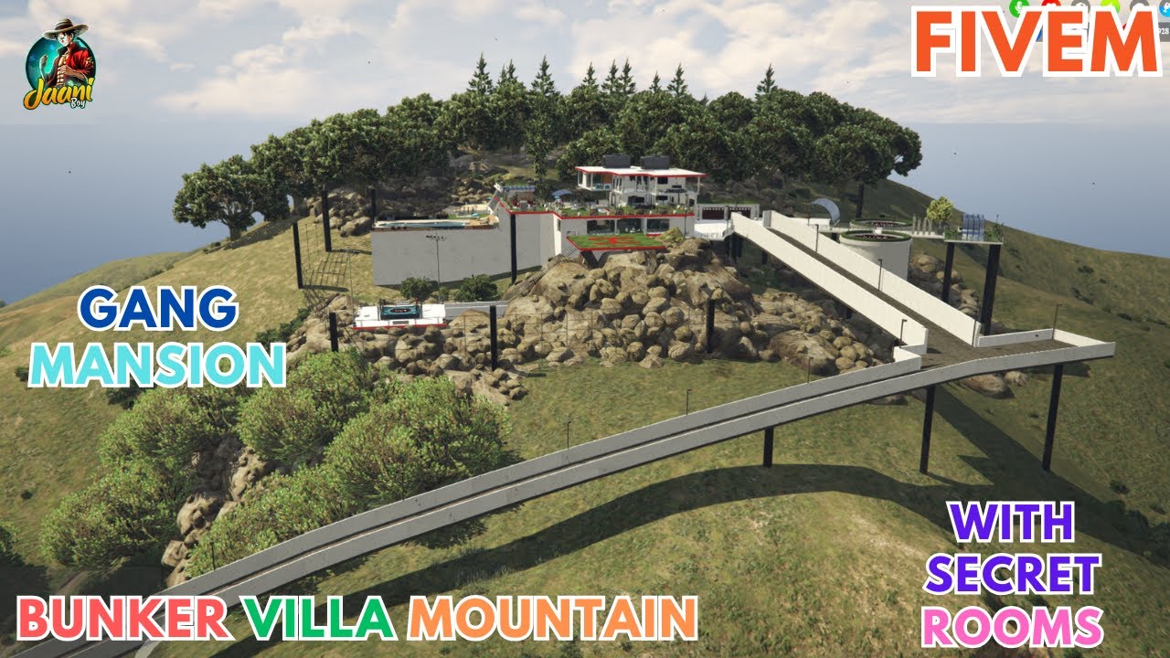 Fivem Gang (Logo) (Bunker) mlo Fivem MLO/Custom Fivem Villa
