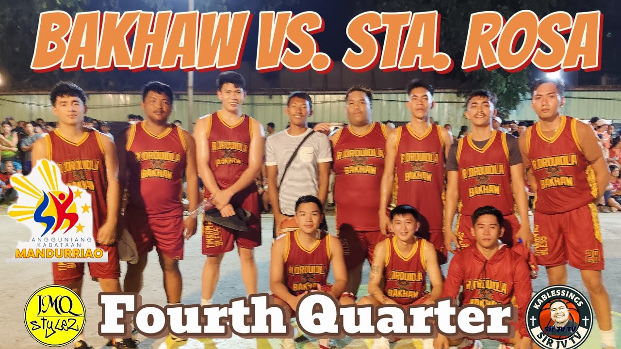 Bakhaw vs. Sta. Rosa | 4th Quarter | Mandurriao IBBL 2025