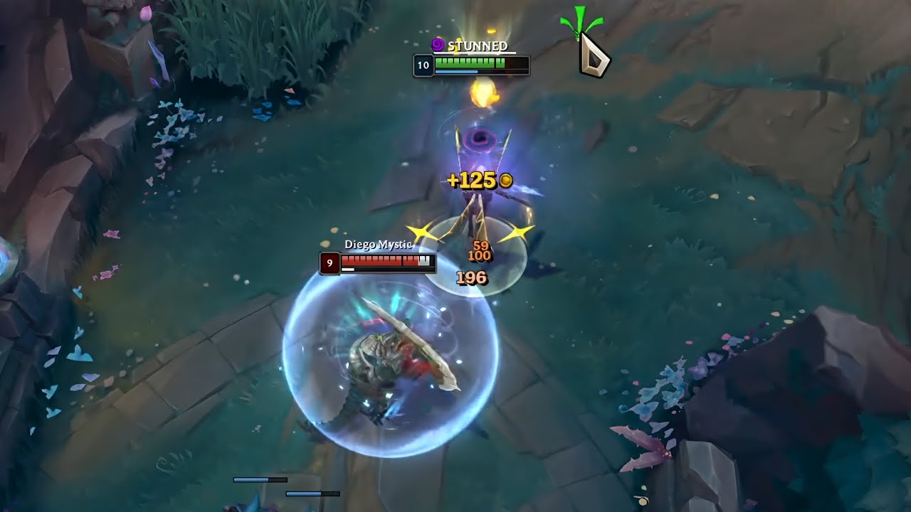 WHEN HE DOES THE E-E INTO ONE SHOT