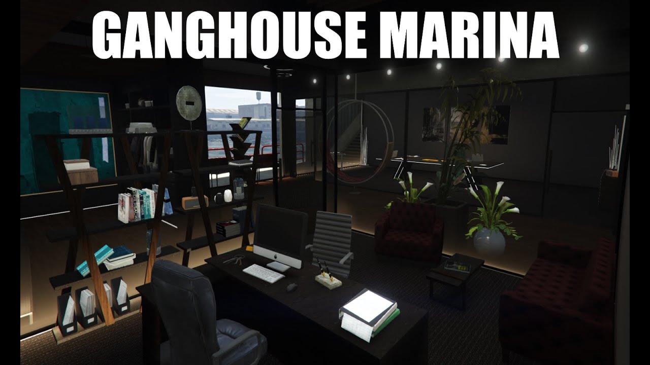 GTA V INTERIOR | GANG HOUSE MARINA | FIVEM MLO