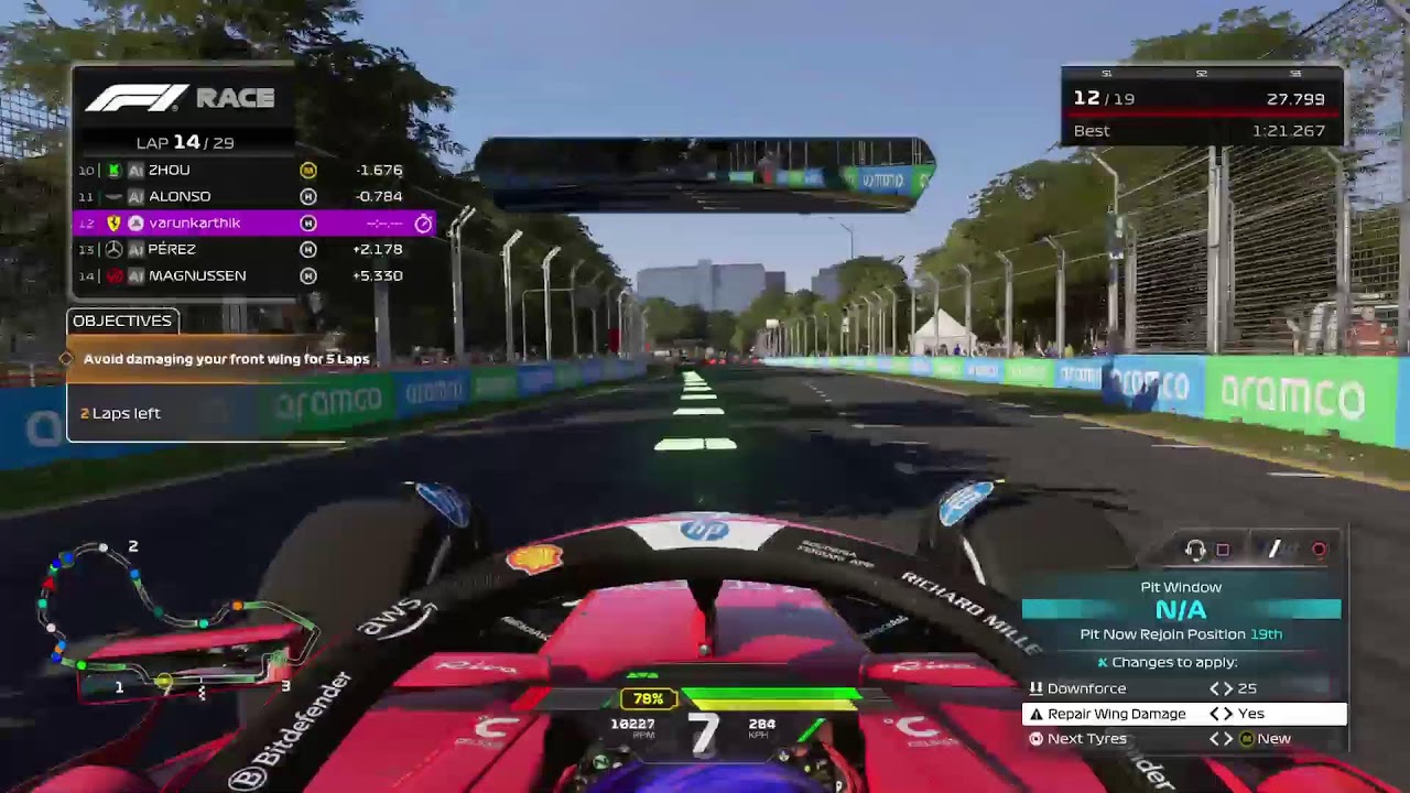 F124 gameplay PS5