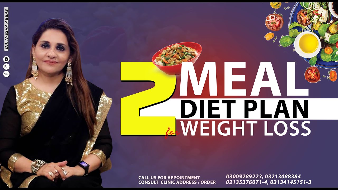 2 Meal Diet Plan for Weight Loss | Dr. Ayesha Abbas