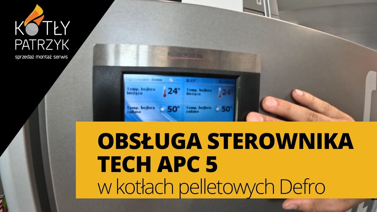 Obsługa sterownika Tech Apc 5 DEFRO
