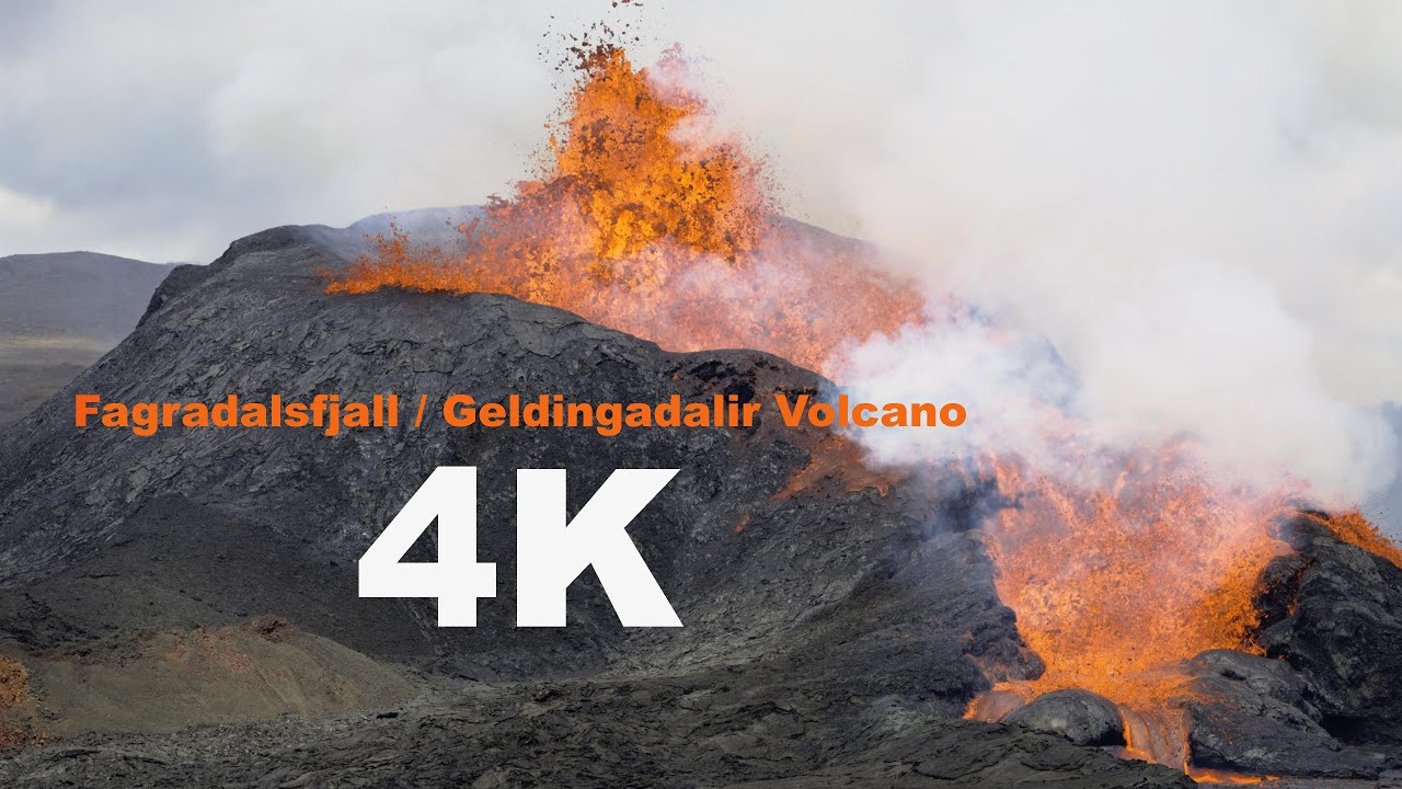Fagradalsfjall / Geldingadalir Volcano in 4K