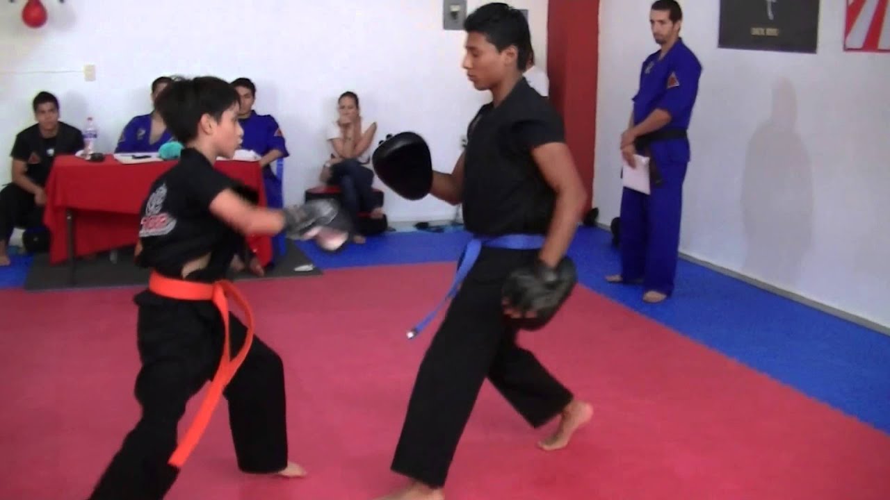 Dux Ryu Kickboxing examen cinturón Azul
