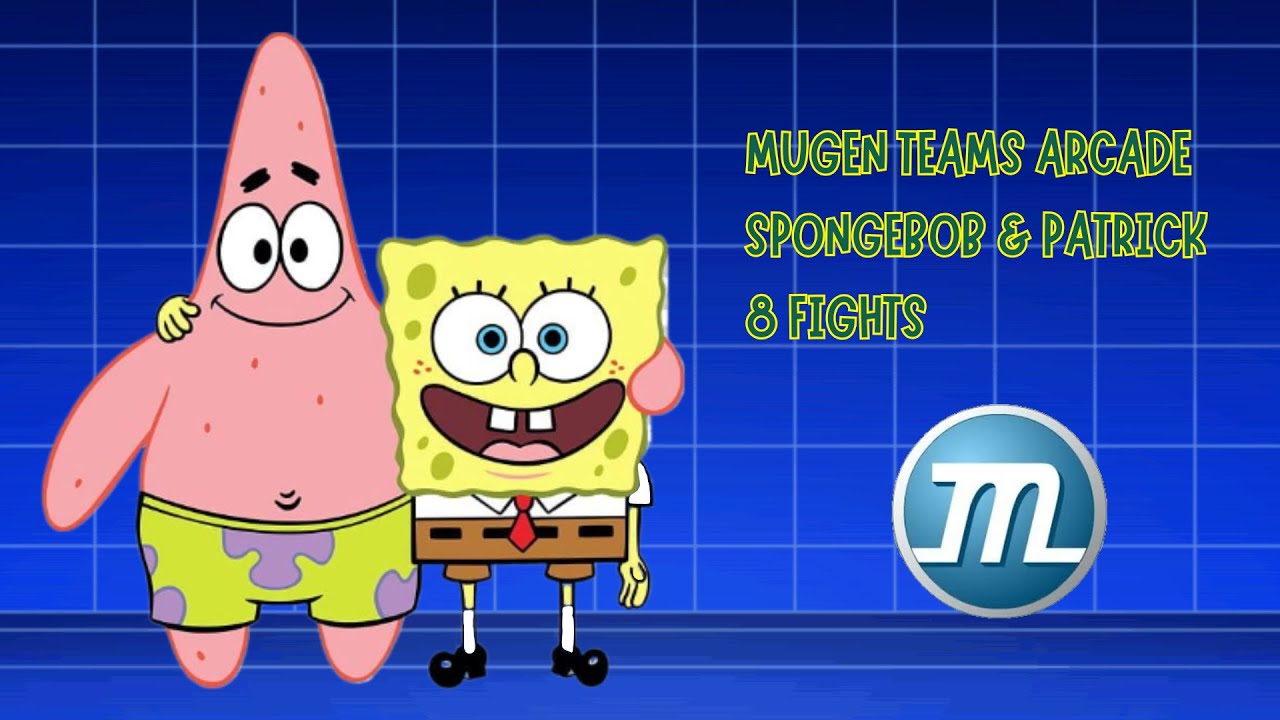 MUGEN - Bikini Bottom Friends (Spongebob & Patrick Teams Arcade Run - 8 Fights)