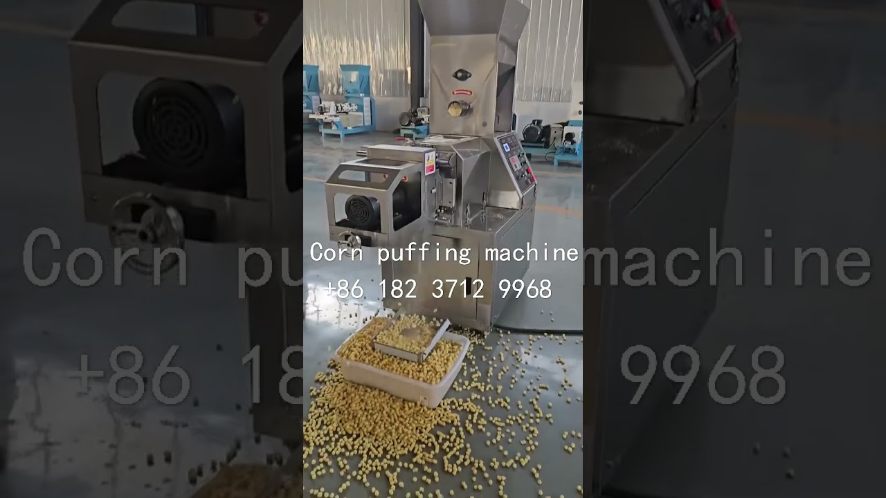 rice puffed corn snack machine puffed corn cheese ball making machine food puffing snack machine
