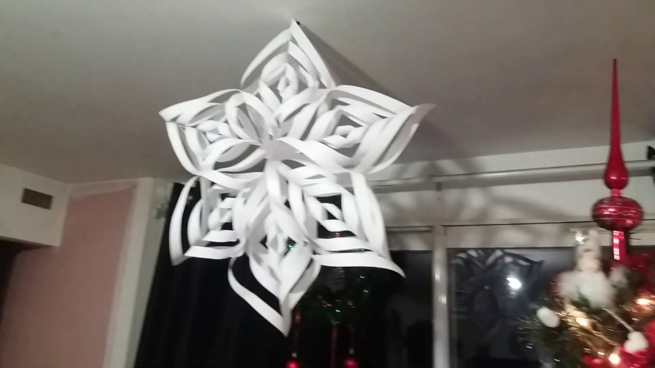 etoile de noel en papier