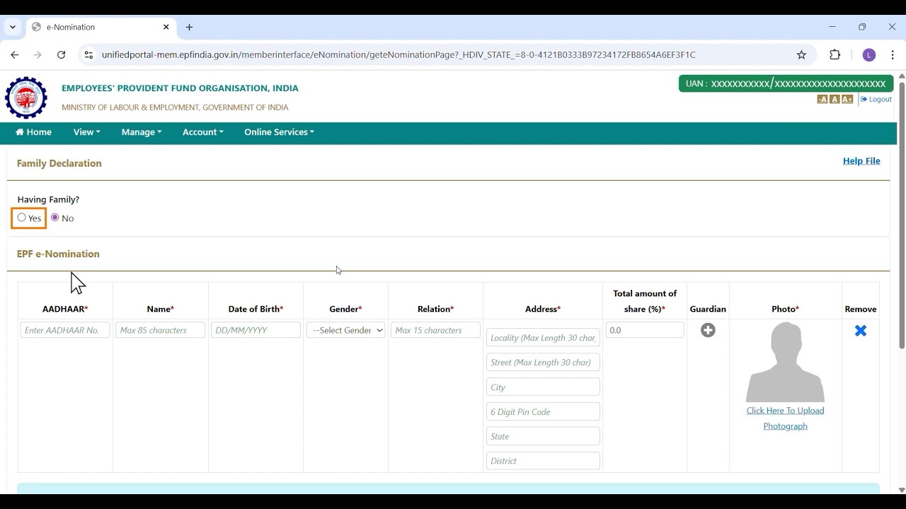 Как обновить электронную заявку на получение наследства на портале EPF | Полное руководство по за...