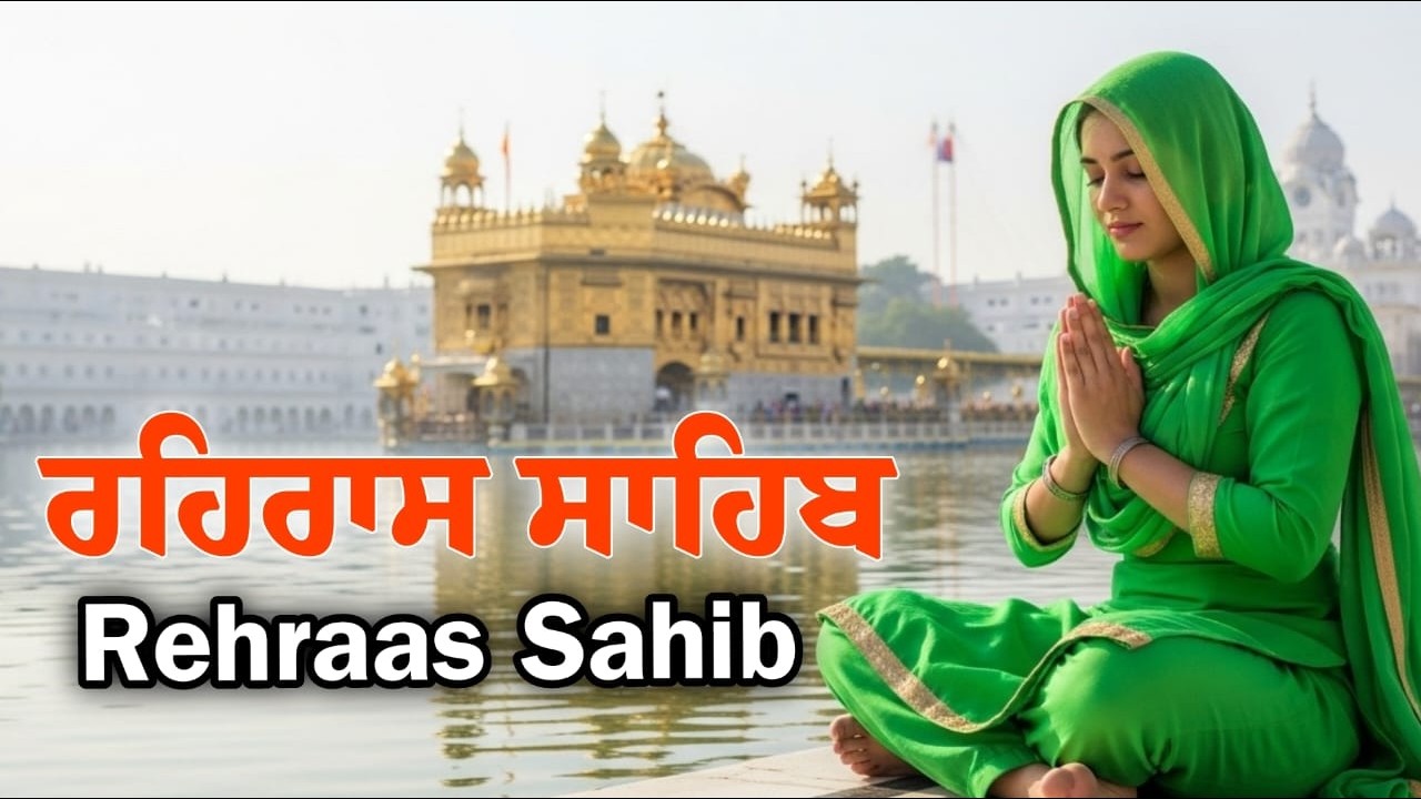 Rehraas Sahib ( ਰਹਿਰਾਸ ਸਾਹਿਬ ) Rehras Sahib Da Path \\ Nitnem Rehras Sahib #rehrassahibpath #wmk