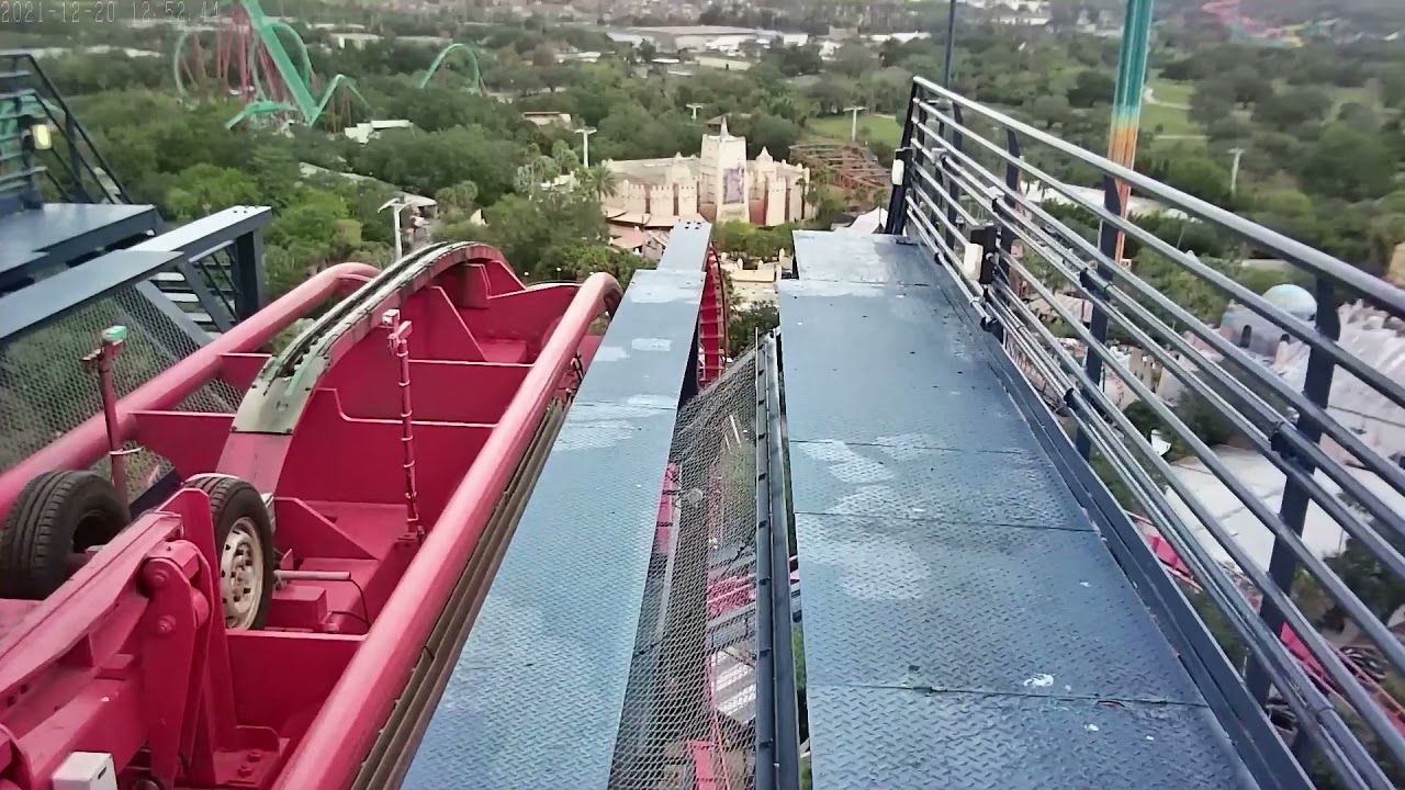 Sheikra 1stRow at Busch Gardens, Tampa