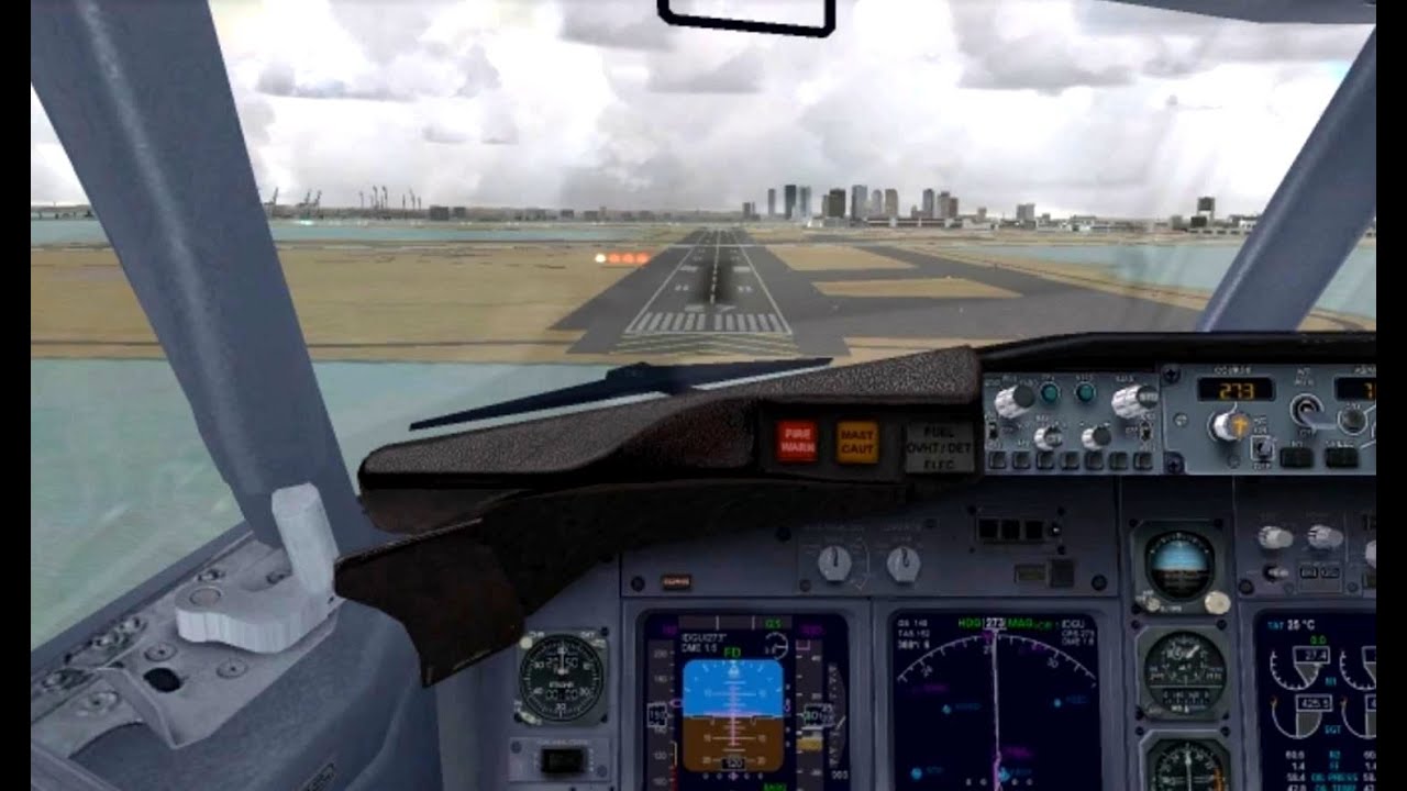 FSX Landing in Boston with ATC | United B737-700 (BVATC)