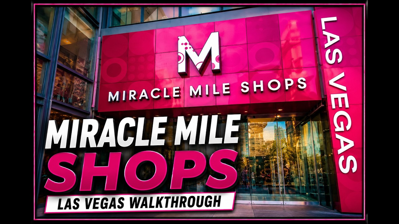 Miracle Mile Shops  walkthrough 2024 Las Vegas 4K SHOPPING MALL