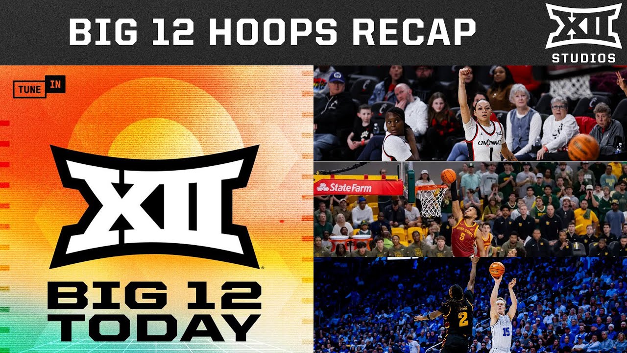 Big 12 Basketball Recap ft. Men's Wins from BYU & Arizona and Iowa State Upset | Big 12 Today