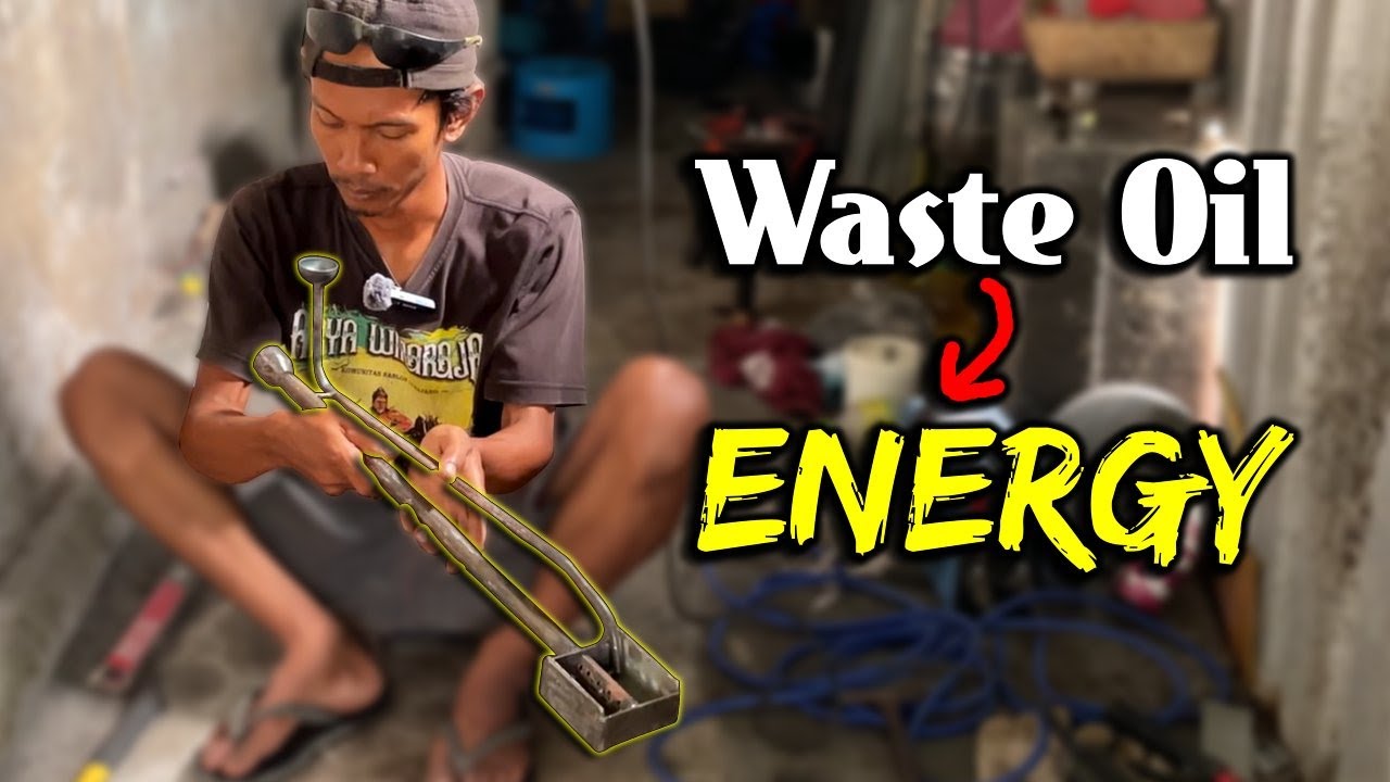 DIY Waste Oil Stove | Turning Used Cooking Oil into Useful Energy