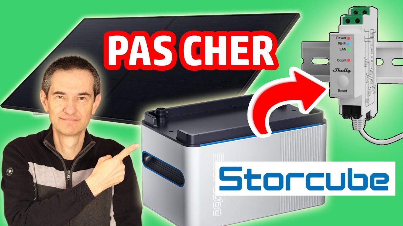 ✅ STORCUBE S1000 + Shelly : La batterie solaire la moins chère ❓