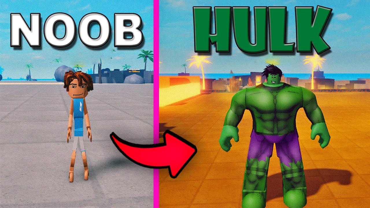 NOOB WAS HUMILIATED, BUT BECAME THE *HULK* AND DEFEATED EVERYONE (MUSCLE LEGENDS) 💪🏽🔥