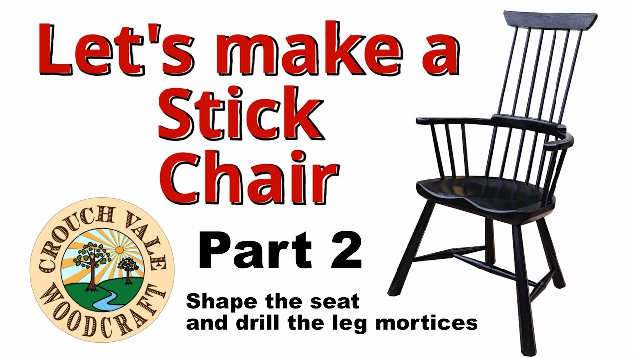 Let's make a stick chair - part two
