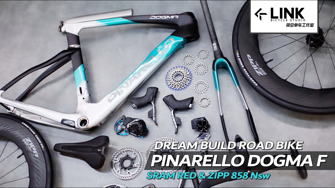 DREAM BULD ROAD BIKE PINARELLO DOGMA F   装车视频 领空单车【LINK NO.68】