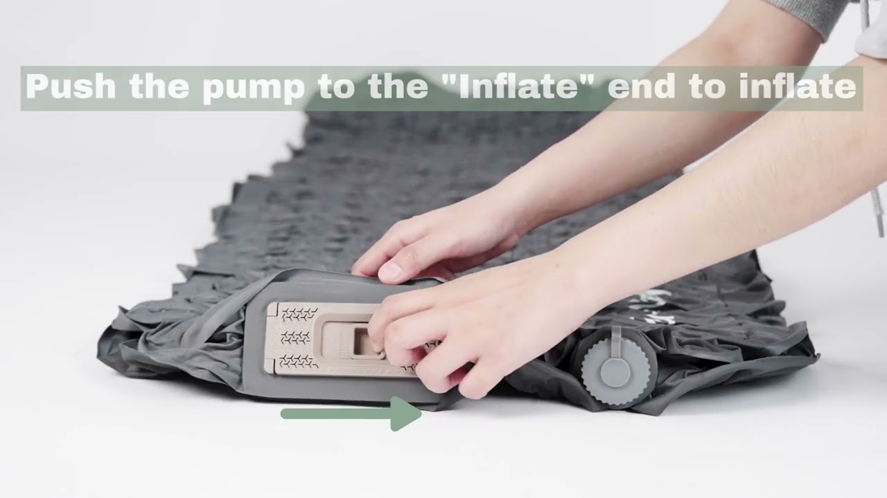 Instruction on Self Inflating Mattress with Pump 1213