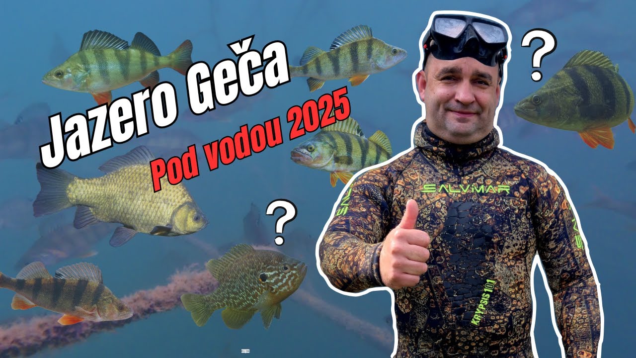 Jazero Geča pod vodou 2025 - Objavovanie nepoznaného sveta pod vodnou hladinou - RYBÁRSKE VIDEÁ