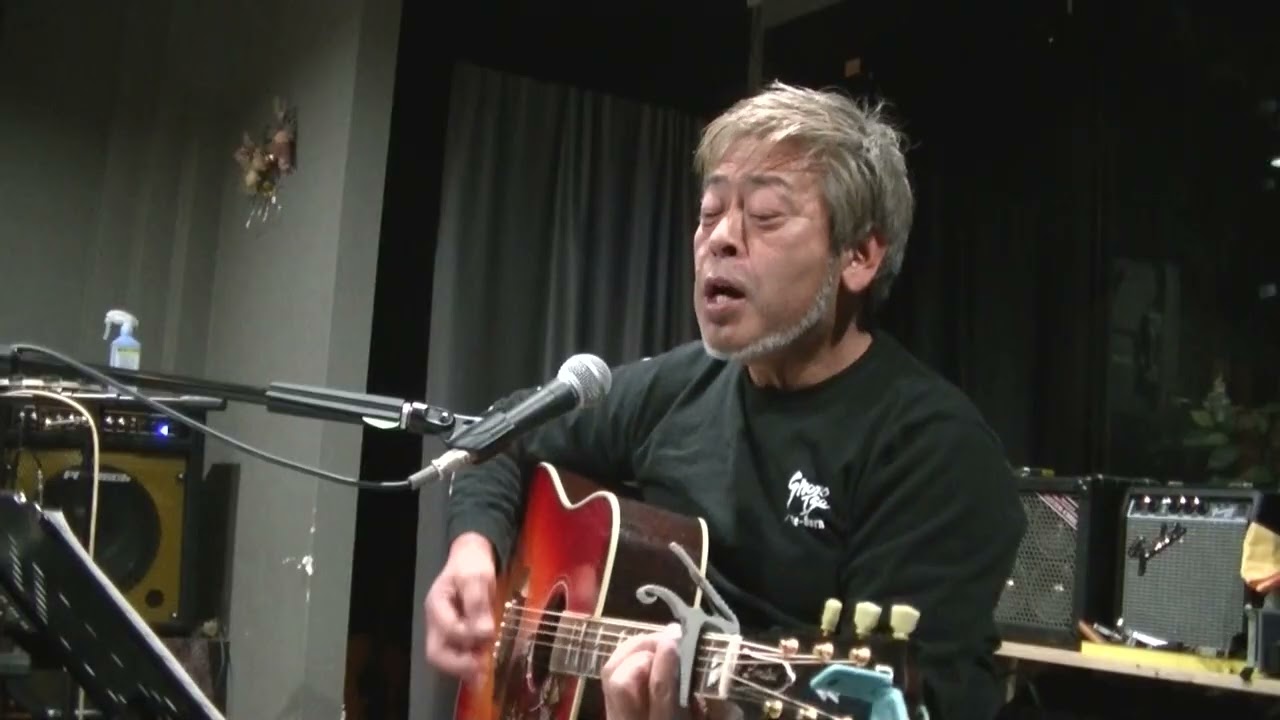 大阪市　Ｄ45 ライブ　①ある雨の日の情景　②永遠の嘘をついてくれ　『いとしろ拓郎』　　　（2025．2.25）