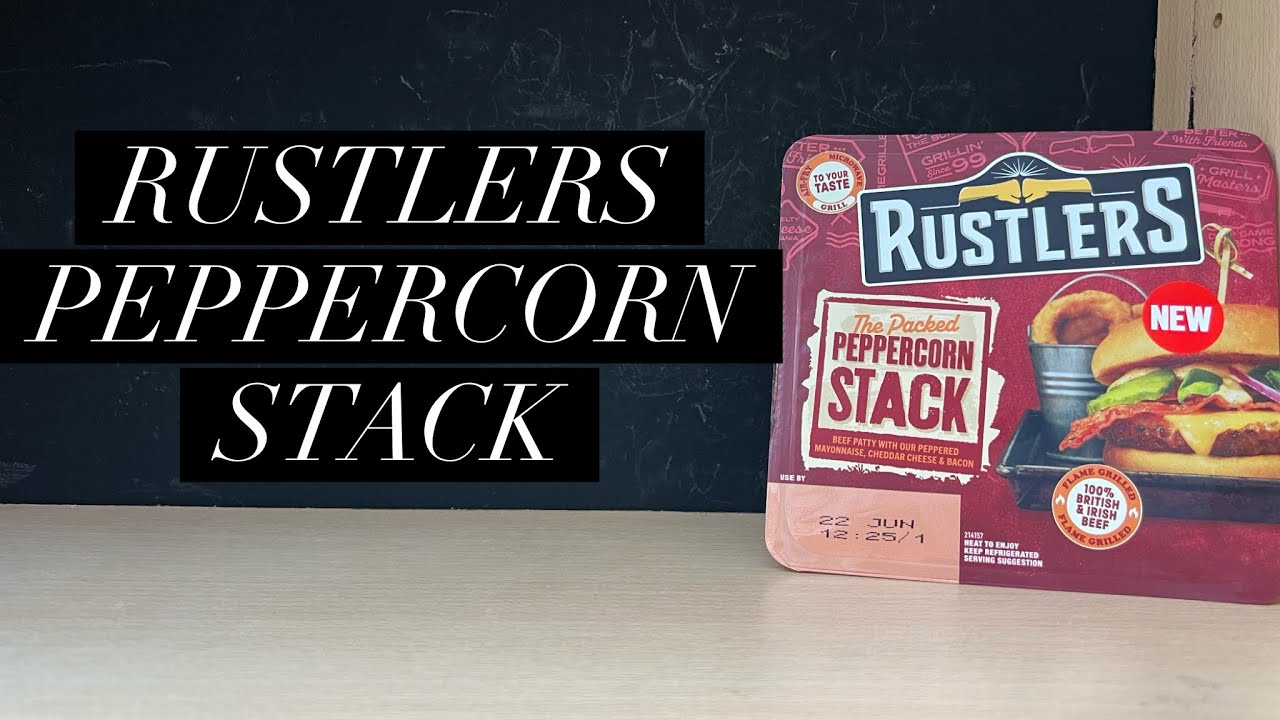 *NEW* Rustler's Peppercorn Stack Burger Review , Rustler's Burger Review