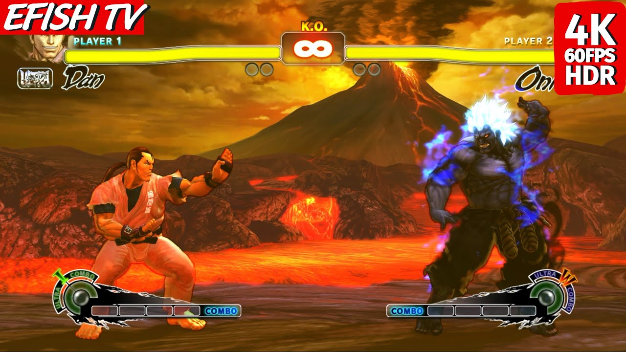 Dan Hibiki vs Oni (Hardest AI) - Ultra Street Fighter IV | PS5 4K 60FPS