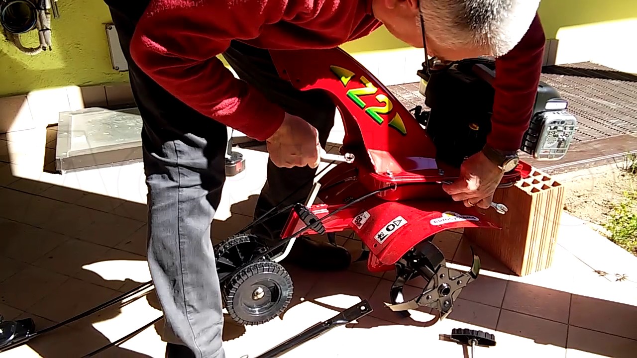 Montaggio dettagliato della Motozappa Eurosystems Z2 RM