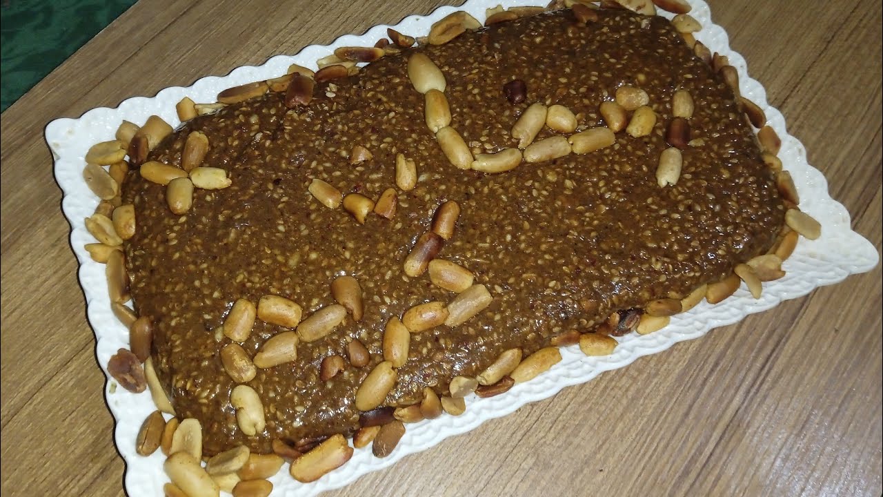 غير كيلو واحد من الدقيق ونصف كيلو جلجلان ونص كيلو كاوكاو تحضير سلو اقتصادي وصحيه