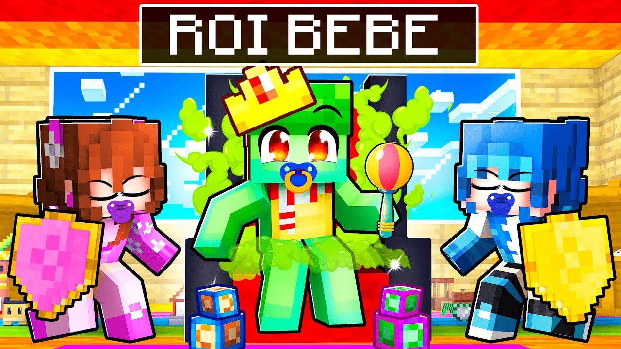 Jouer en tant que ROI BÉBÉ dans Minecraft !