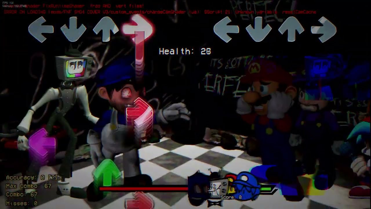 Friday Night Perfectin Remastered fanmade mod  New-unknown-suffering