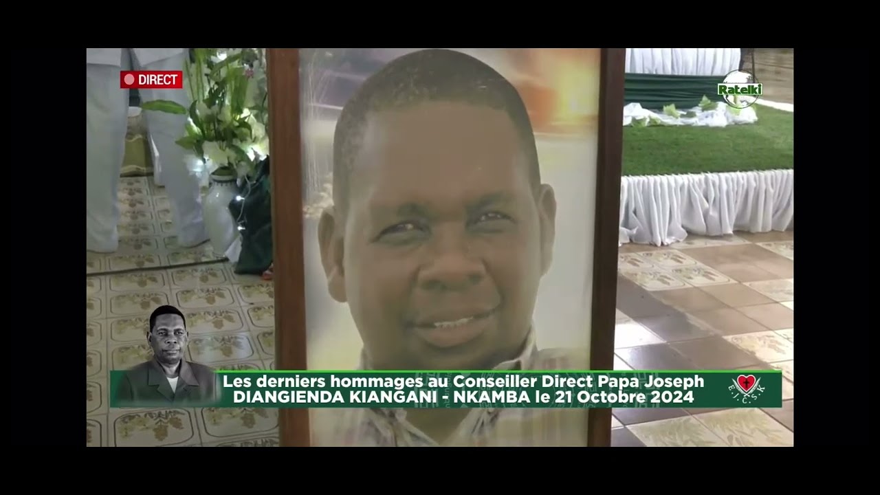 Derniers hommage et mis en terre du Conseiller direct Papa Joseph Diangenda