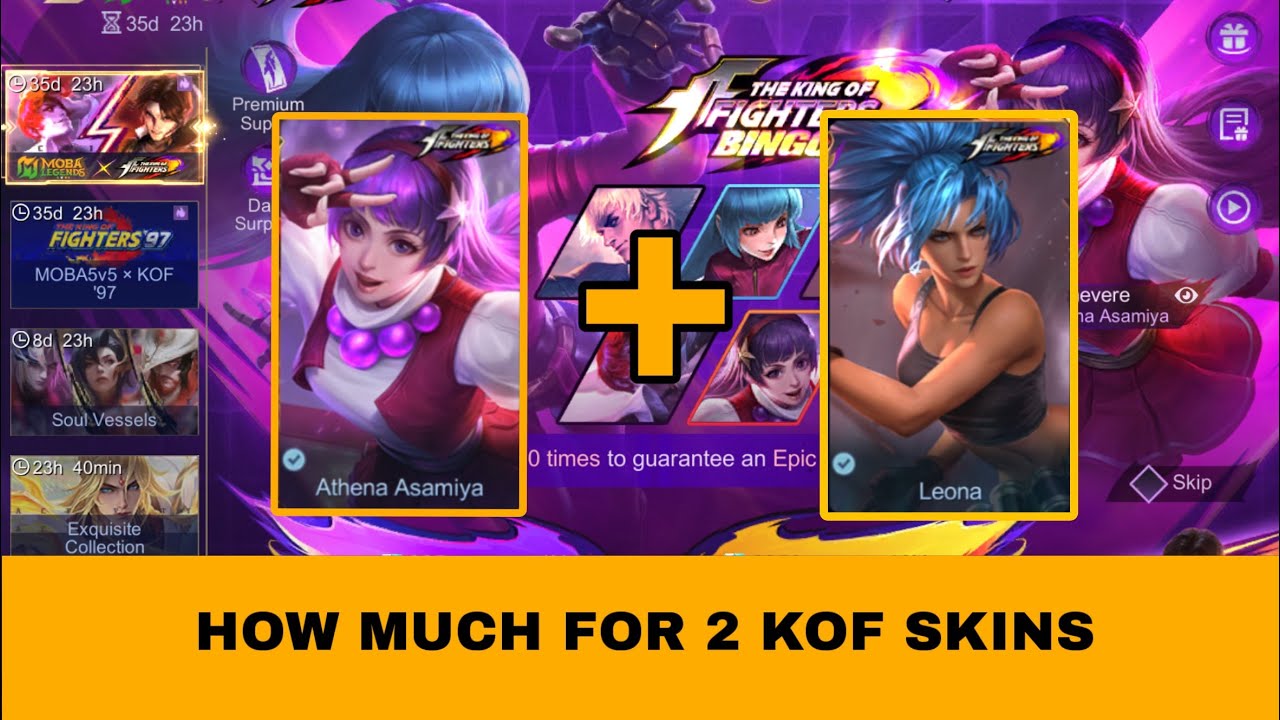 I GOT 2 KOF SKINS | HOW MUCH FOR 2 KOF SKINS ????