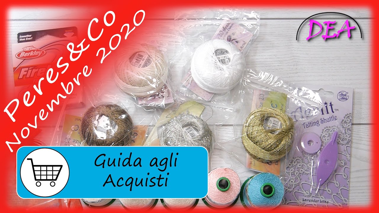 G.a.A.12°Tut.- Perles&Co.- Lizbeth Metallic - Filati Arianna Vega - Navetta con bobina - Fireline