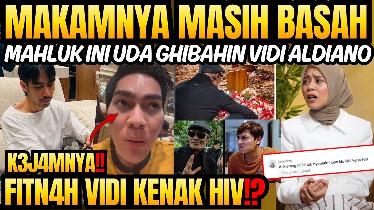 K3j4m! Makamnya Masih Basah Bro! pria yg pernah Fitnah Lesti Billar ini ghibahin Vidi Aldiano
