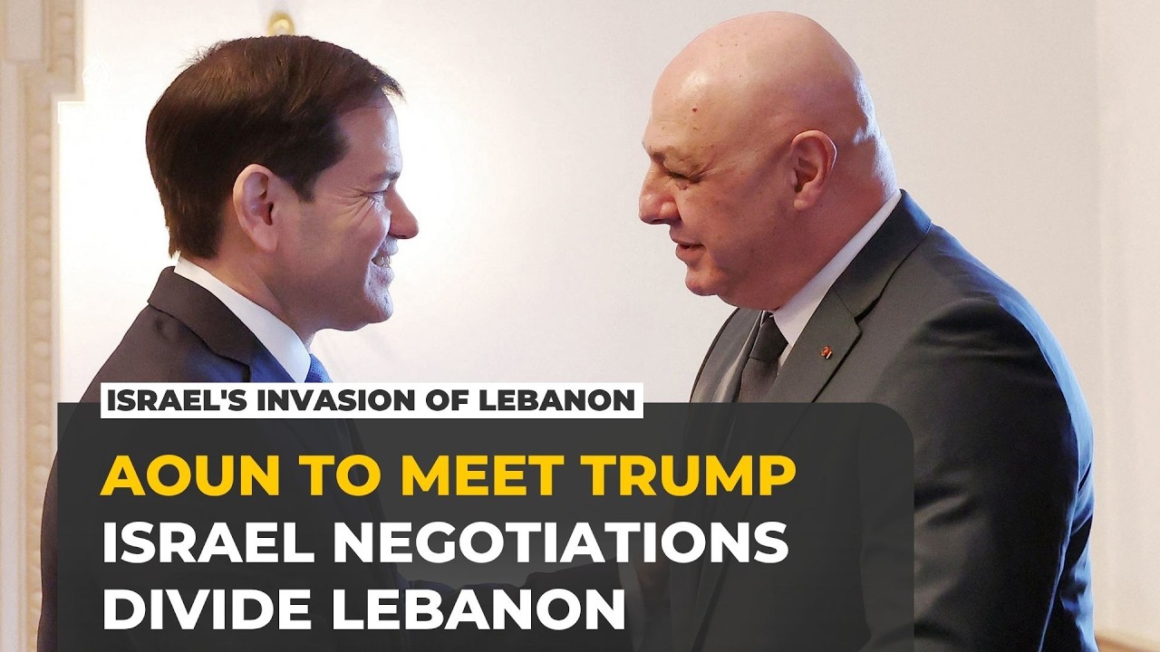 President Aoun to meet Trump in Washington as Israel talks divide Lebanon