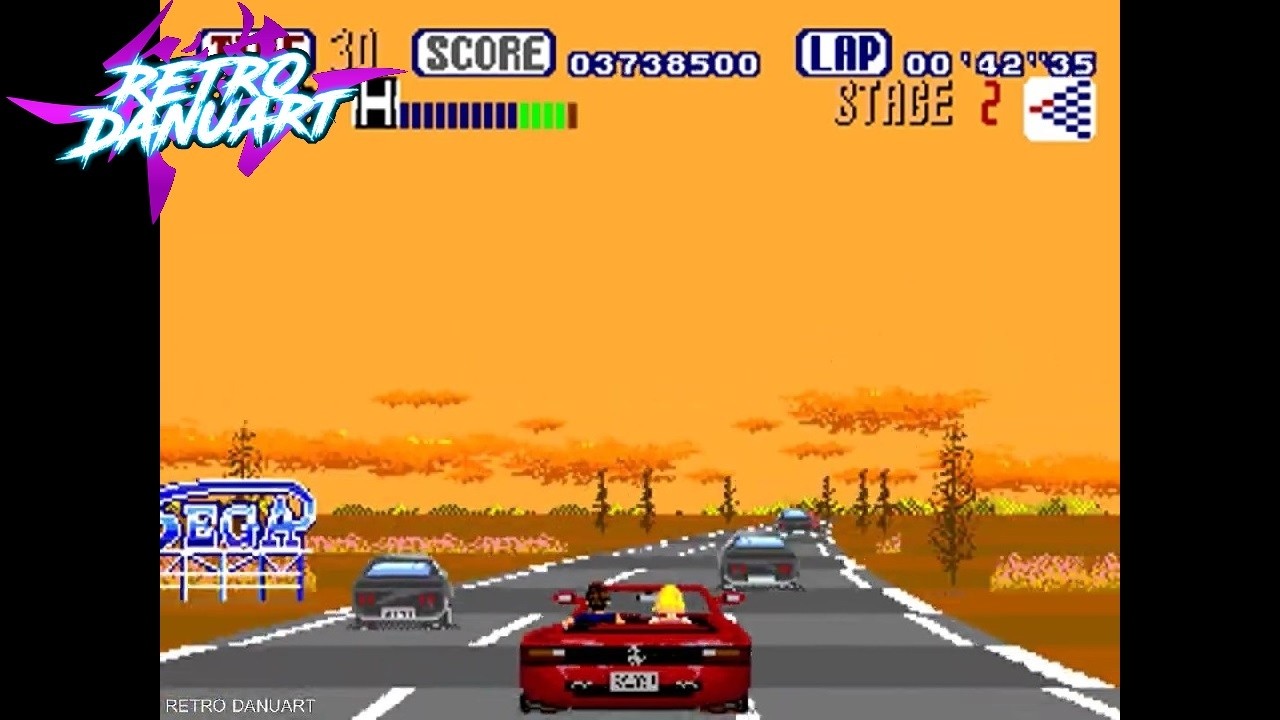 OUT RUN (Sega - Mega Drive - 1991)