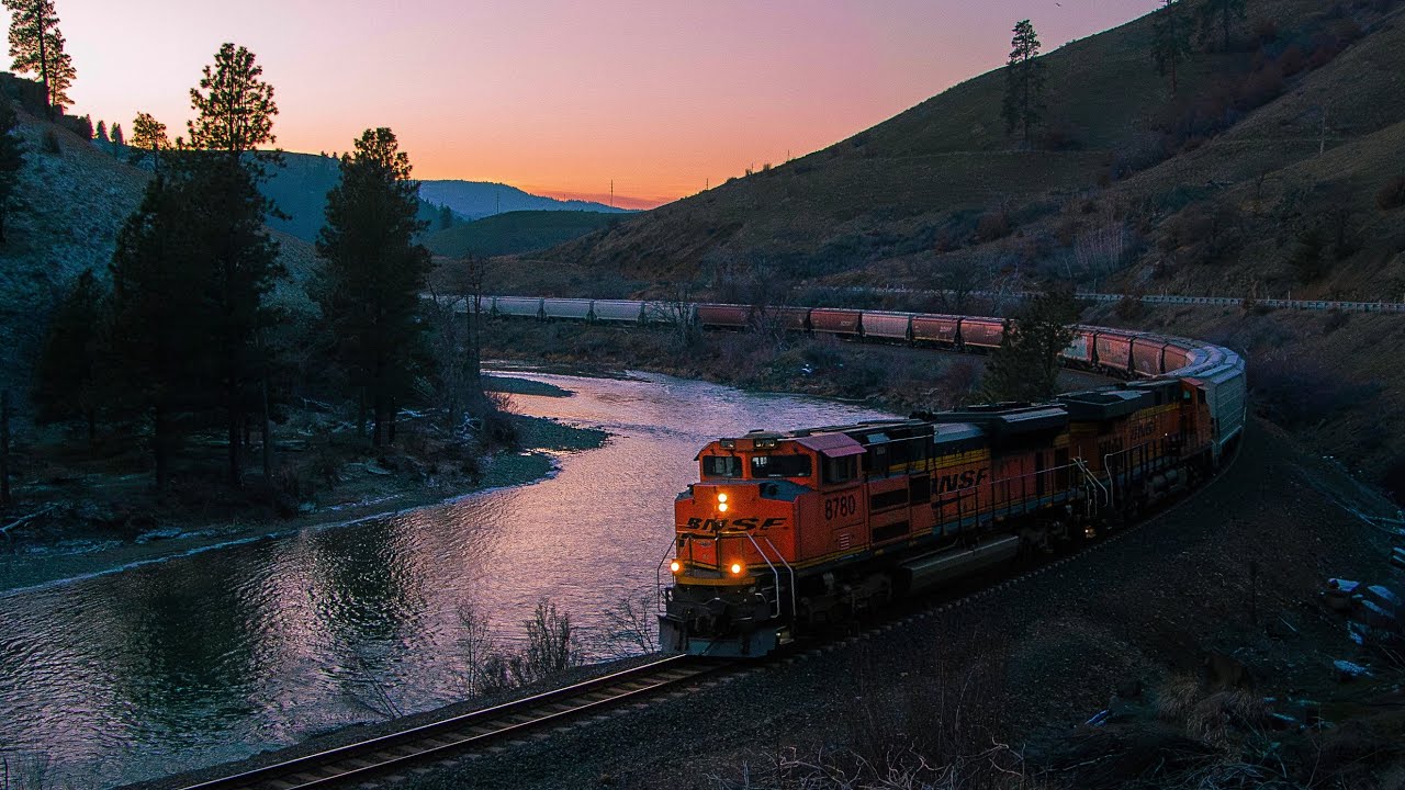 Chasing a Train Along the Stampede Subdivision & More Action!