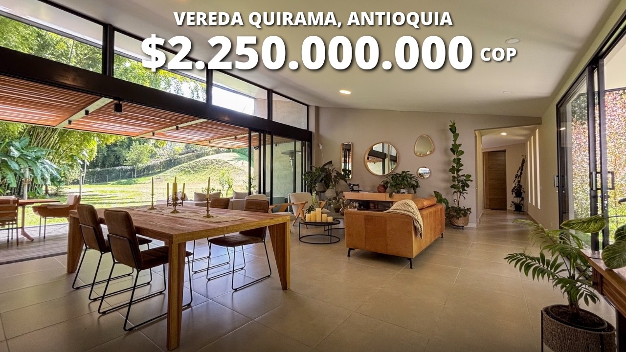 TE ENAMORARÁS de esta CASA de LUJO en VENTA en COLOMBIA