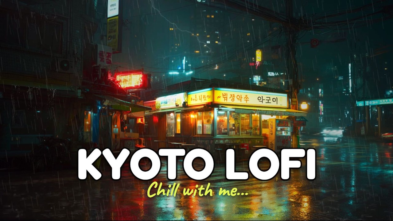 Gentle Cozy Hours ⛈️ | Lofi / Music ⛈️ Mistpulse | Gentle Atmos for After-Dark Mind